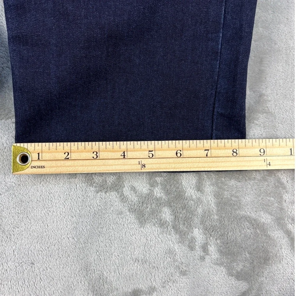 Levi Jeans Mens 38x30 513 Slim Straight Dark Indigo Stretch Denim NEW